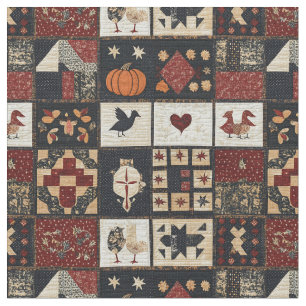 Primitives Bauernhaus Appliqué & Geometric Stoff
