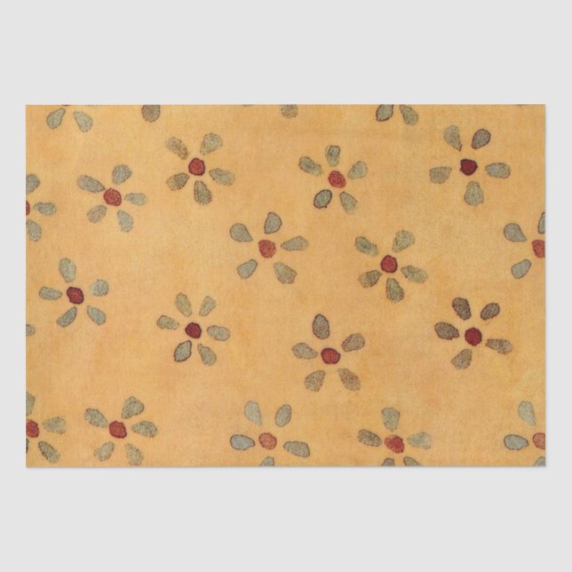 Primitives Blumengewebe Seidenpapier (Vorderseite)