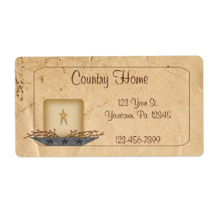 Primitives Candle-Business-Label
