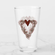 Primitives Pip Berry Herz-Wreath-Glas