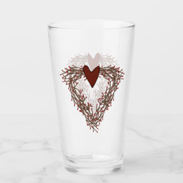 Primitives Pip Berry Herz-Wreath-Glas Glas