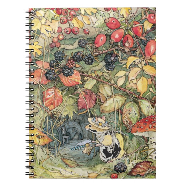 Primrose am Eingang der Tunnels Spiral Notizblock (Vorderseite)