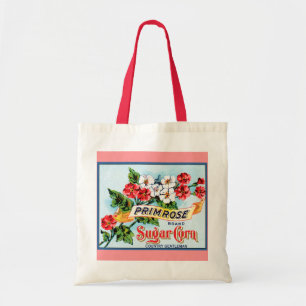 Primrose Blume Vintage Kunst Tragetasche