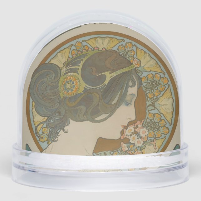 Primrose by Alphonse Mucha  Schneekugeln (Vorderseite)