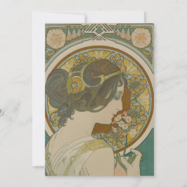 Primrose von Alphonse Mucha (1899) Feiertagskarte