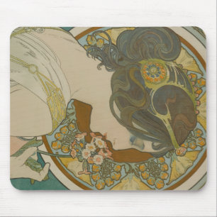 Primrose von Alphonse Mucha (1899) Mousepad