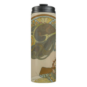 Primrose von Alphonse Mucha (1899) Thermosbecher