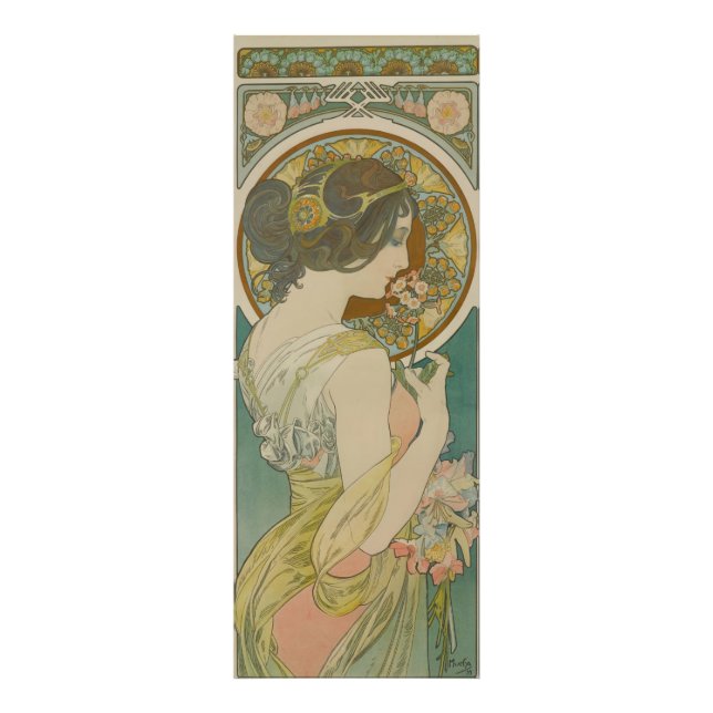 Primrose von Alphonse Mucha Fotodruck (Vorne)