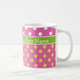 Primroses Tasse Kaffee: Personalisieren: Pink Polk