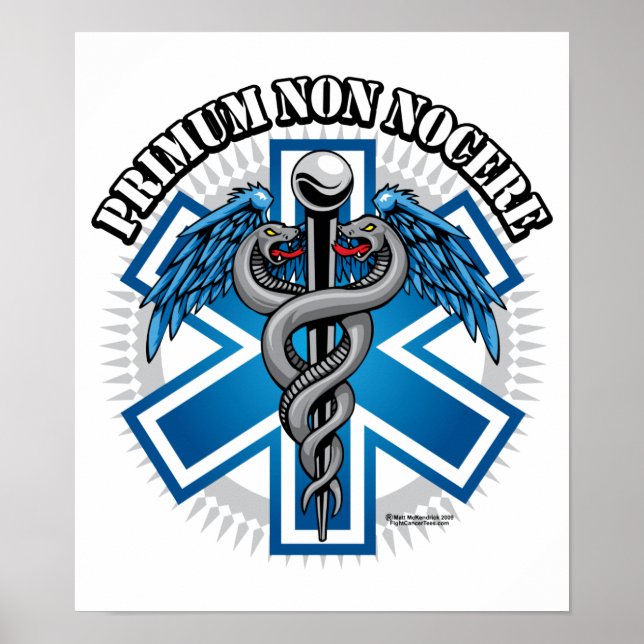 PRIMUM NON NOCERE Combat Medic Poster (Vorne)