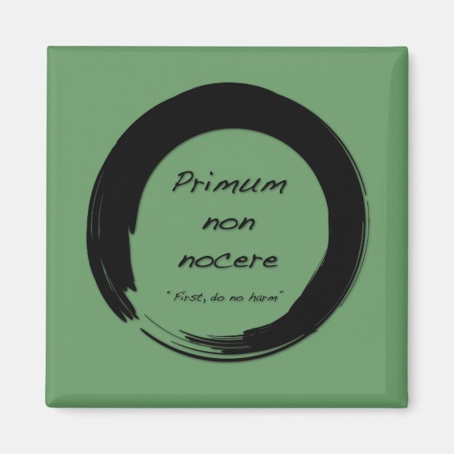 Primum non Nocere Magnet (Vorne)