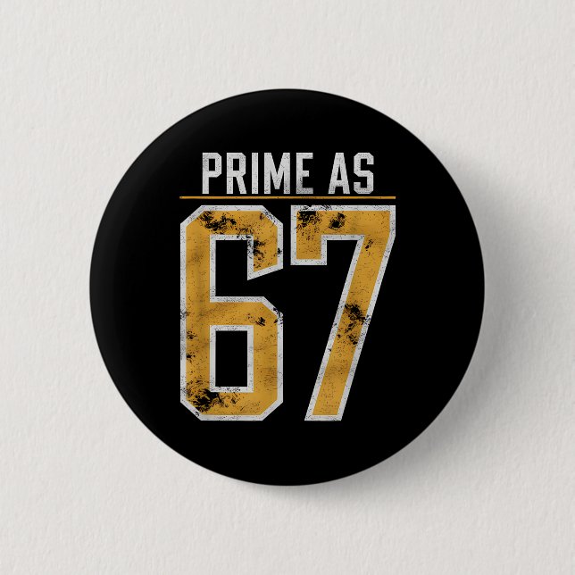 Primzahl als 67  button (Vorderseite)