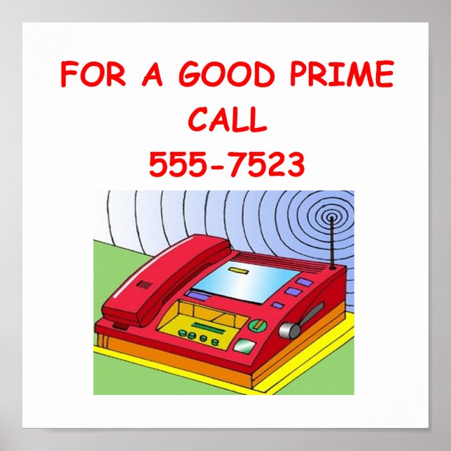 Primzahl Poster (Vorne)