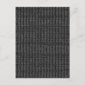 Primzahlen Postkarte