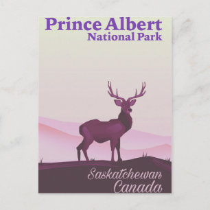 Prince Albert National Park, Saskatchewan, Kanada Postkarte