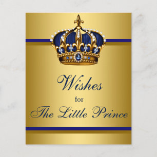 Prince Baby Shower Games wünscht sich Baby Flyer