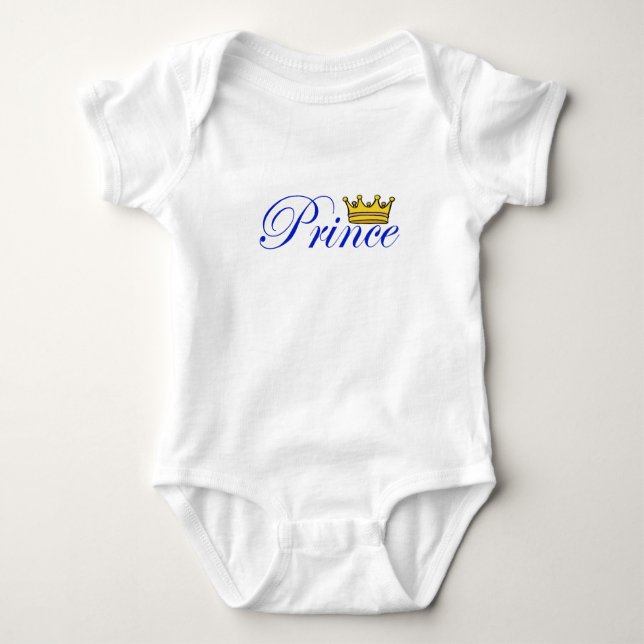 Prince Bodysuit Baby Strampler (Vorderseite)