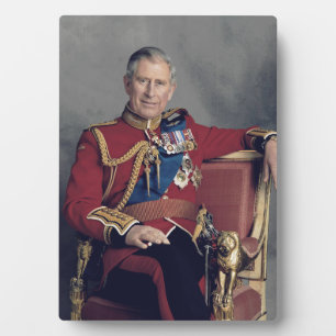 Prince Charles III 2018 Fotoplatte