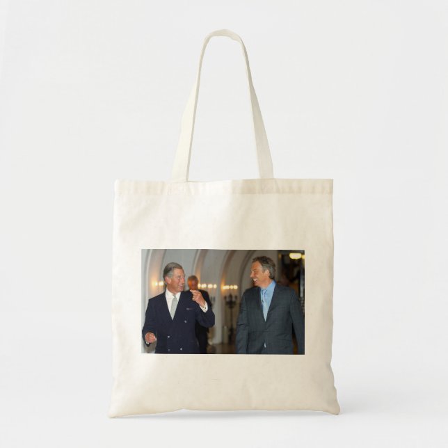 Prince Charles und Premierminister Tony Blair Tragetasche (Vorne)