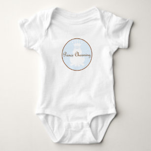 Prince Charming Frog mit Krone Baby Strampler