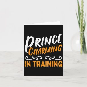 Prince Charming in der Ausbildung Märchen Karte