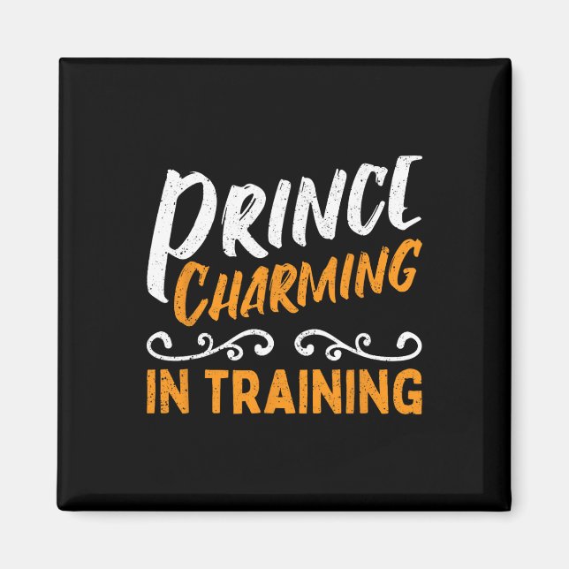 Prince Charming in der Ausbildung Märchen Magnet (Vorne)