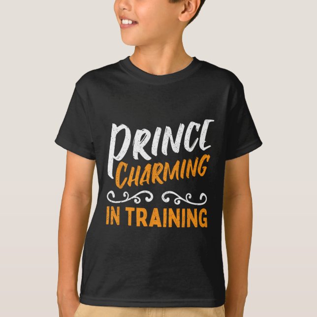Prince Charming in der Ausbildung Märchen T-Shirt (Vorderseite)