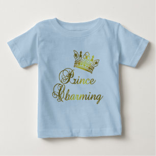 Prince Charming in Gold T - Shirt für Baby oder Er