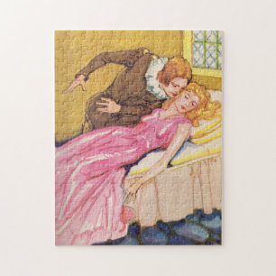 Prince Charming küsst Schlaf Schönheit