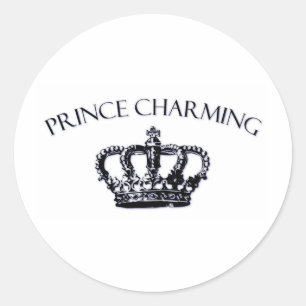 Prince Charming Runder Aufkleber