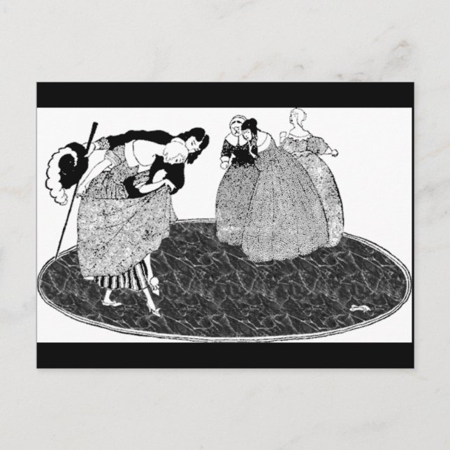 Prince Charming Vintag Cinderella Postcard Postkarte (Vorderseite)