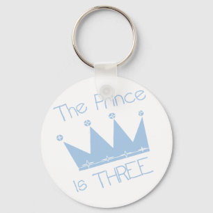 Prince Crown 3. Geburtstagsgeschenke und Geschenke Schlüsselanhänger