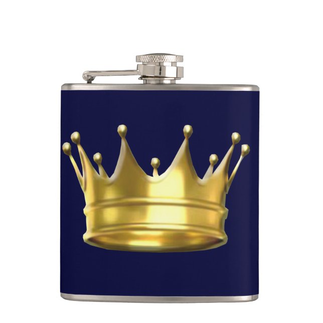 Prince Crown Flask Flachmann (Vorderseite)
