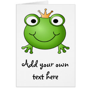 Prince de grenouille. Grenouille heureuse