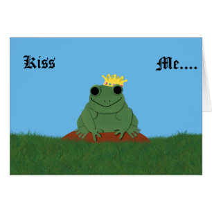 Prince de grenouille lunaire avec couronne