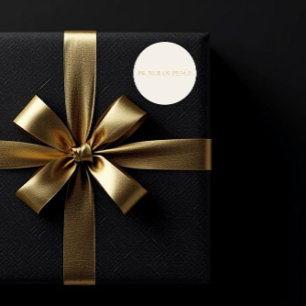 PRINCE DE LA PAIX Autocollant de Noël à la Crème #