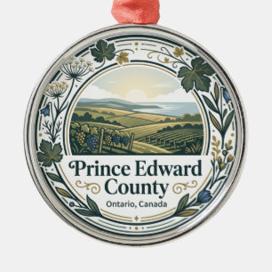 Prince Edward County Kanada Ornament Aus Metall