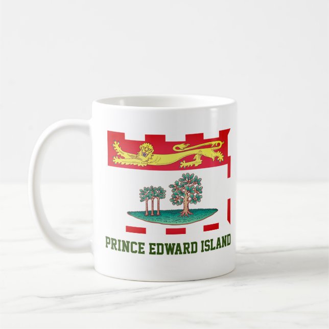 Prince Edward Island Flag Kaffeetasse (Links)