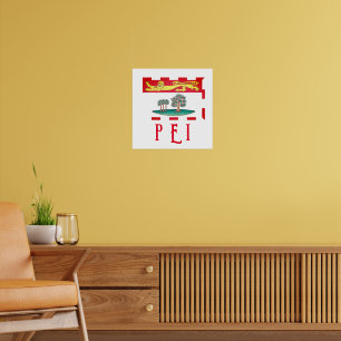 Prince Edward Island Flag Poster