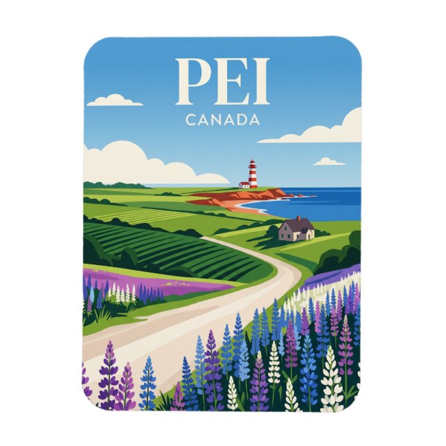 Prince Edward Island Kanada Magnet (Vertikal)