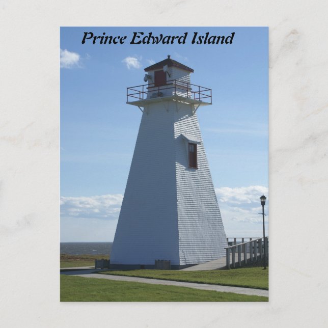 Prince Edward Island-Lighthouse Postkarte (Vorderseite)