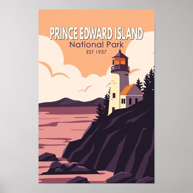Prince Edward Island Nationalpark Kanada Vintag Poster (Vorne)