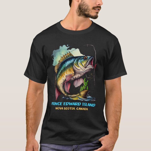 Prince Edward Island Nova Scotia Kanada Fischen Fi T-Shirt (Vorderseite)