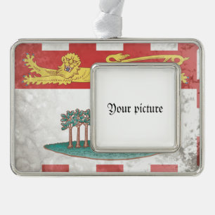 Prince Edward Island Rahmen-Ornament Silber