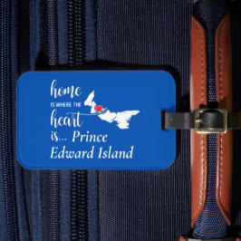 Prince Edward Island Zuhause ist das Herz Gepäckanhänger