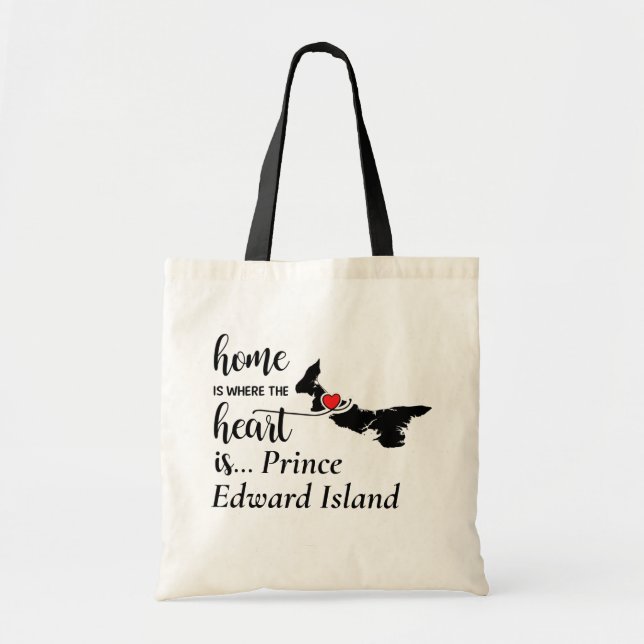 Prince Edward Island Zuhause ist das Herz Tragetasche (Vorne)