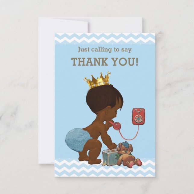 Prince ethnique sur le Merci de téléphone Chevrons (Devant)