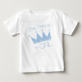 Prince First Birthday Baby T-shirt