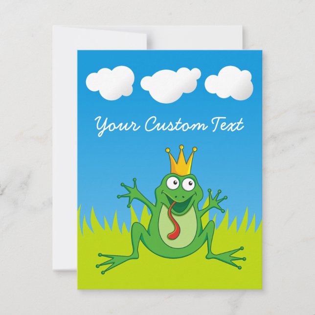 Prince Frog 4,25" x 5,5" (Vorderseite)