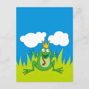 Prince Frog 4,25" x 5,6" Postkarte